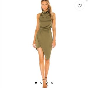 Elliatt Camo dress in Olive